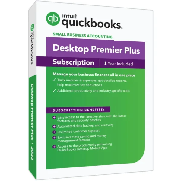 QB Accounting software Desktop Premier Plus 2023 Software (1-Year Subscription)